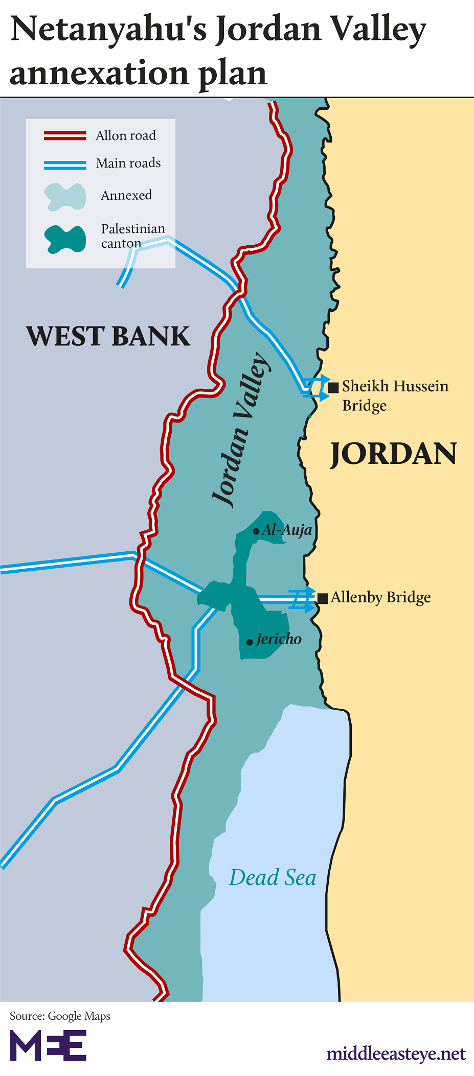 Netanyahu, Israel, annex Jordan Valley