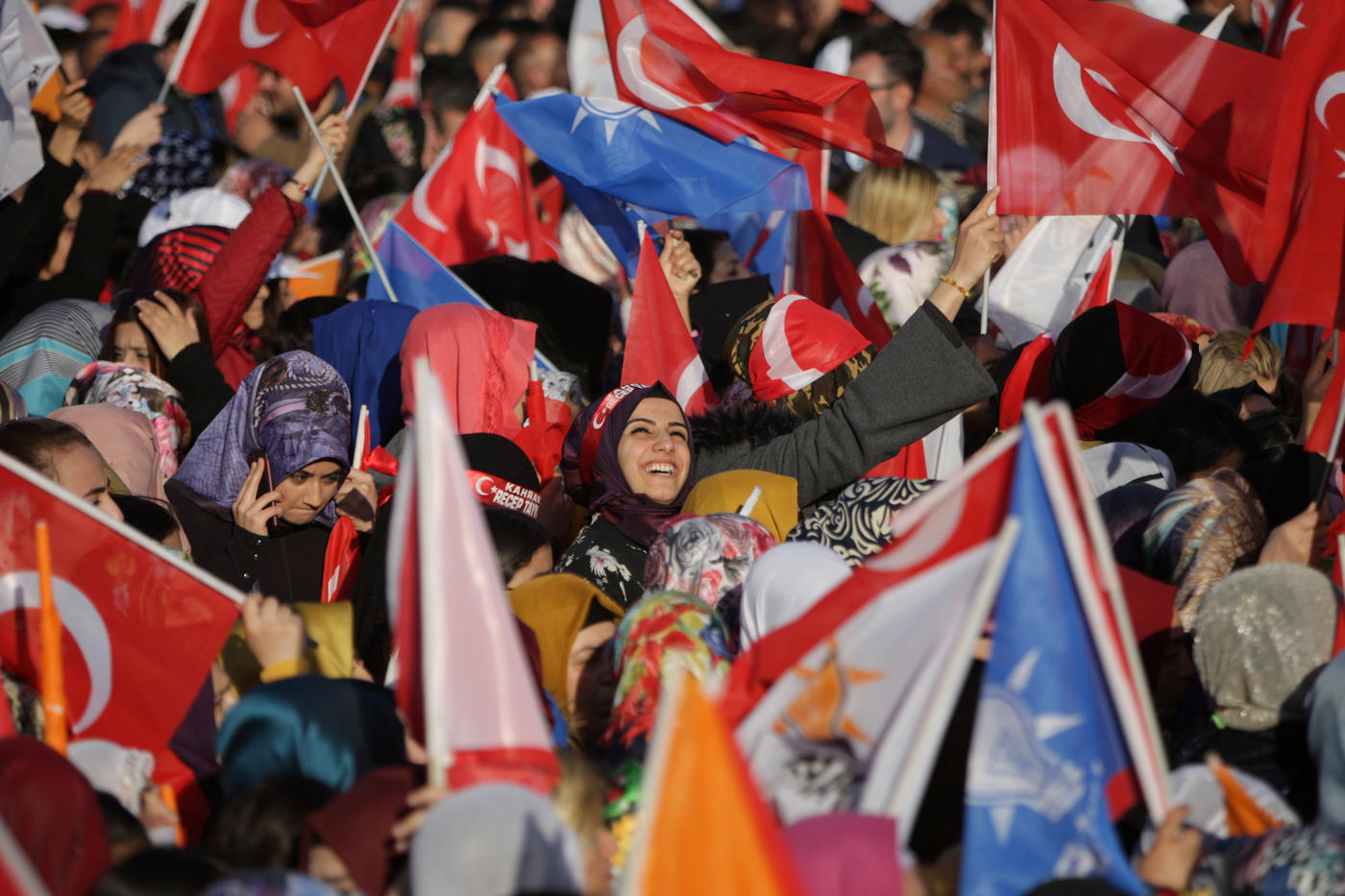 AKP rally