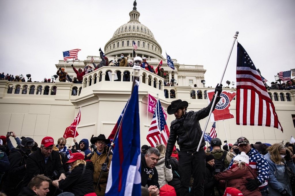 Hundreds of Trump supporters stormed the US Capitol building last week.