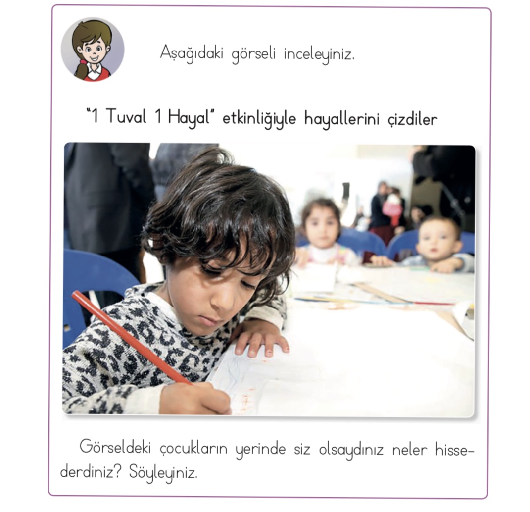 Turkey refugee friendly school book