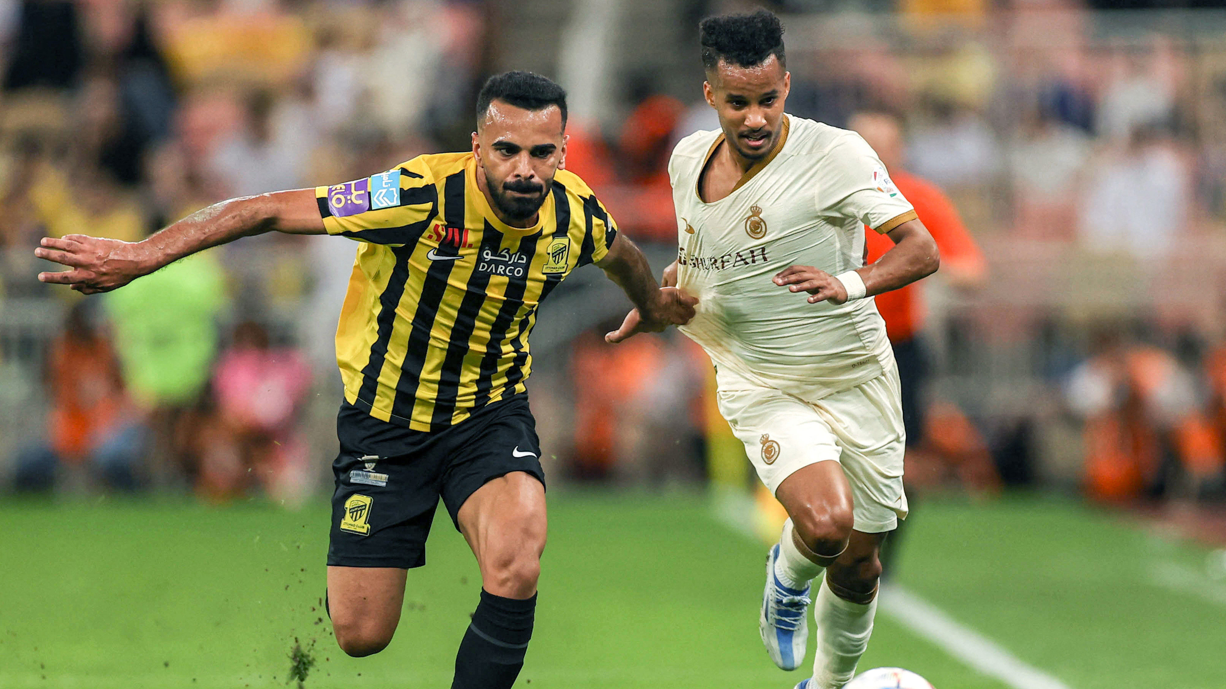 Al-Ittihad edged over Al-Nassr with a five-point difference to win the 2023-2023 league title (AFP)