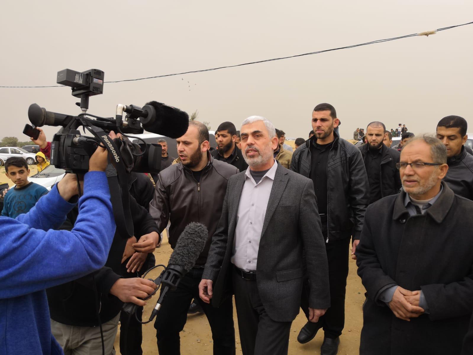 Hamas leader Yahya Sinwar arrives in Gaza's Malaka (MEE)