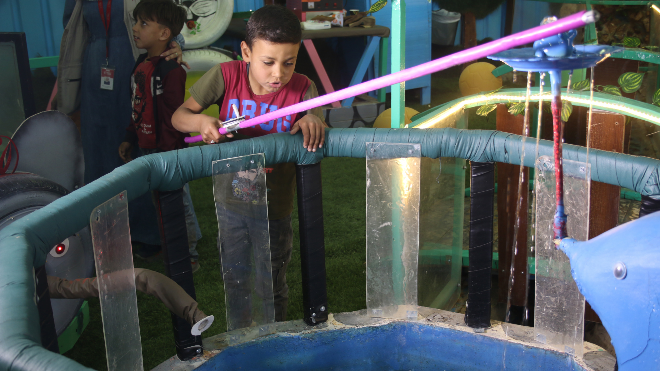 Interactive playground Azraq camp