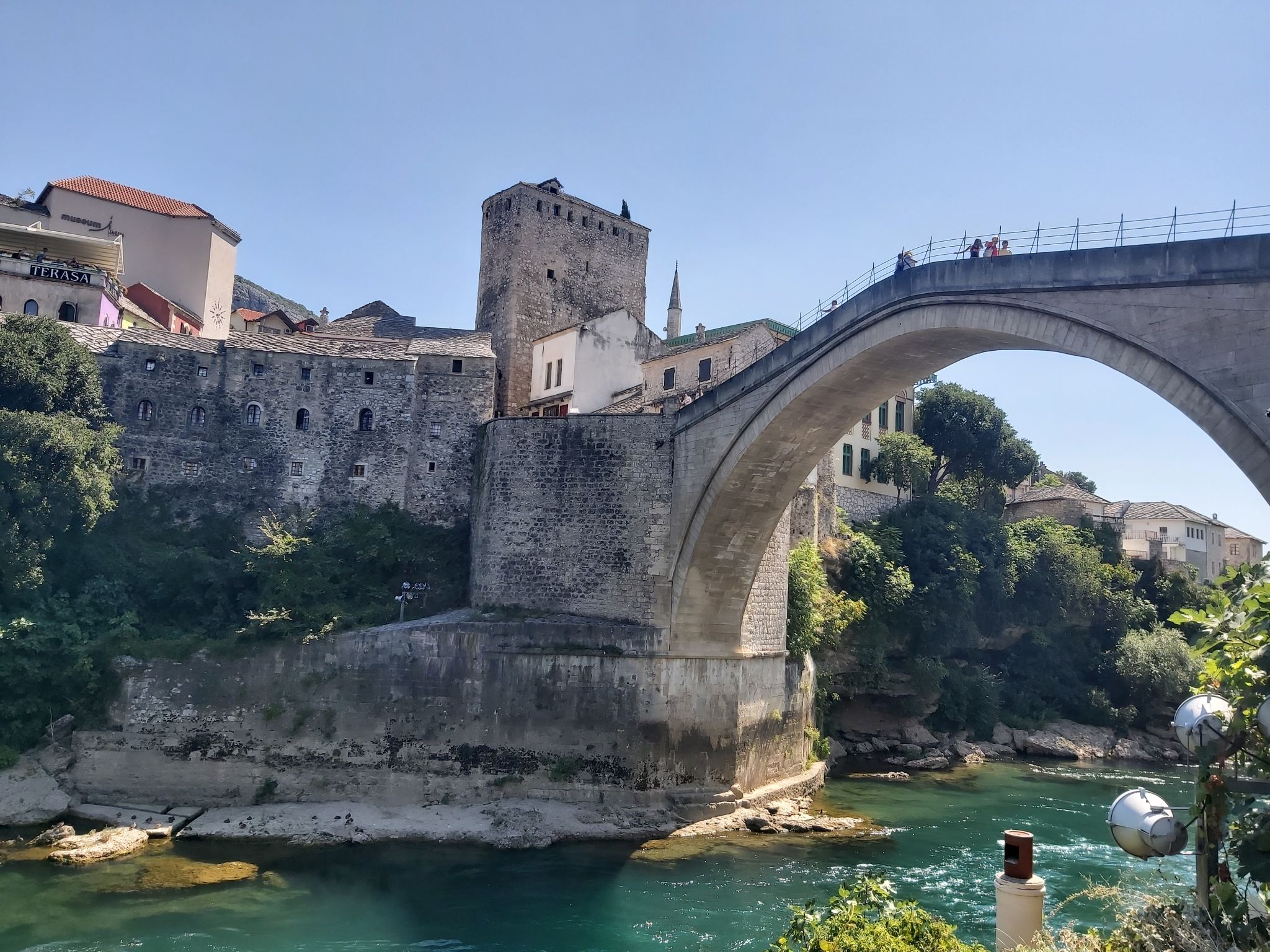 Detractors struggle to give Mostar Bridge's Turkish architects credit for it's design, and instead have tried to falsely attribute it to the Romans (CC/Miłosz Pienkowski)