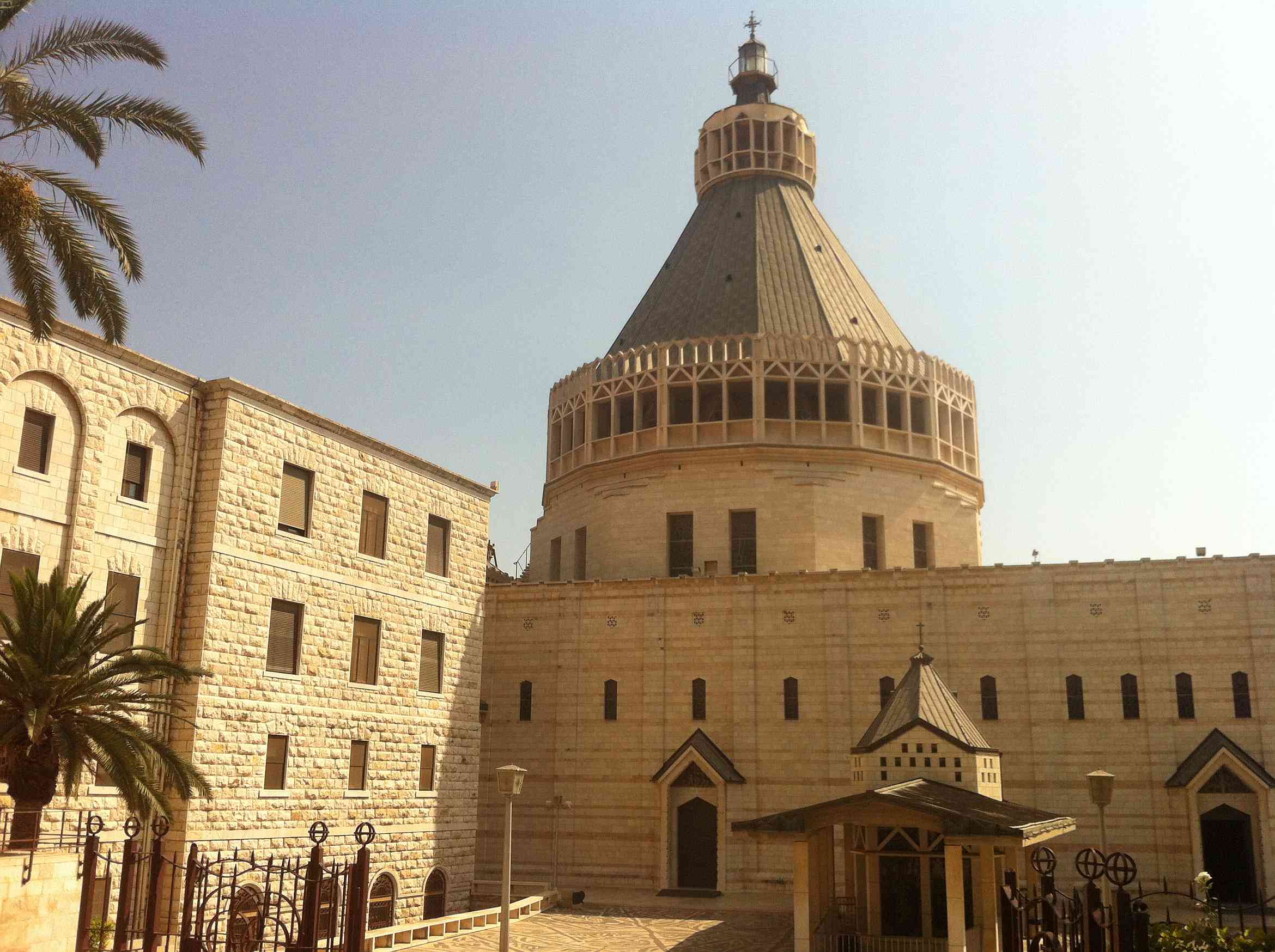 The Church of Annunciation is believed by Catholics to be built over the house of the Virgin Mary (Wikimedia)