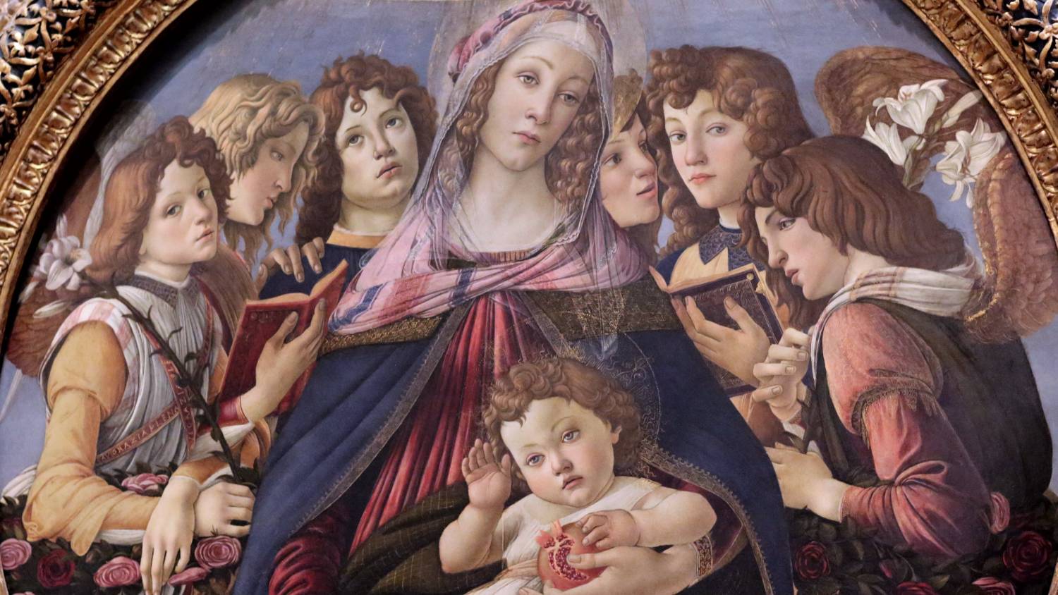 Sandro Botticelli, the Italian Renaissance painter portrayed a baby Jesus clutching a ripe pomegranate (Creative Commons)