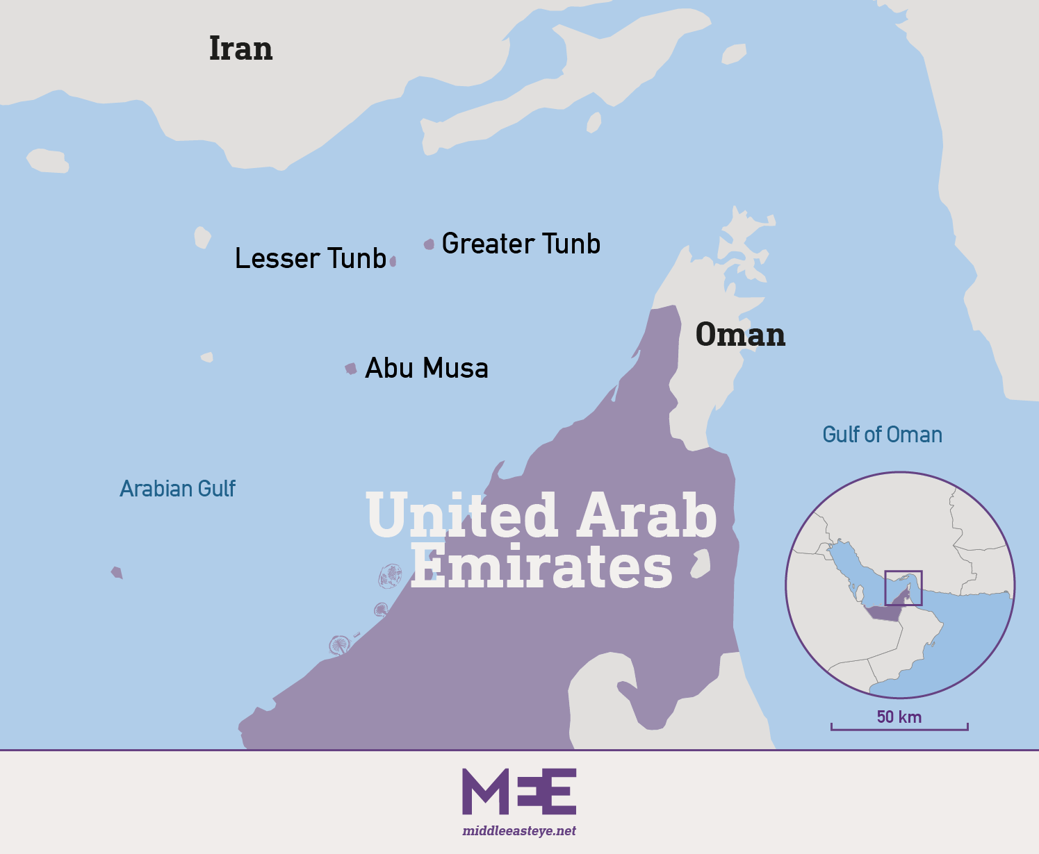 UAE-Iran island dispute 