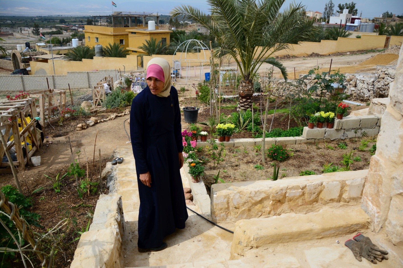 “Most of what I eat comes from my garden,” says Abla Abu ElHajj (MEE/Marta Vidal)