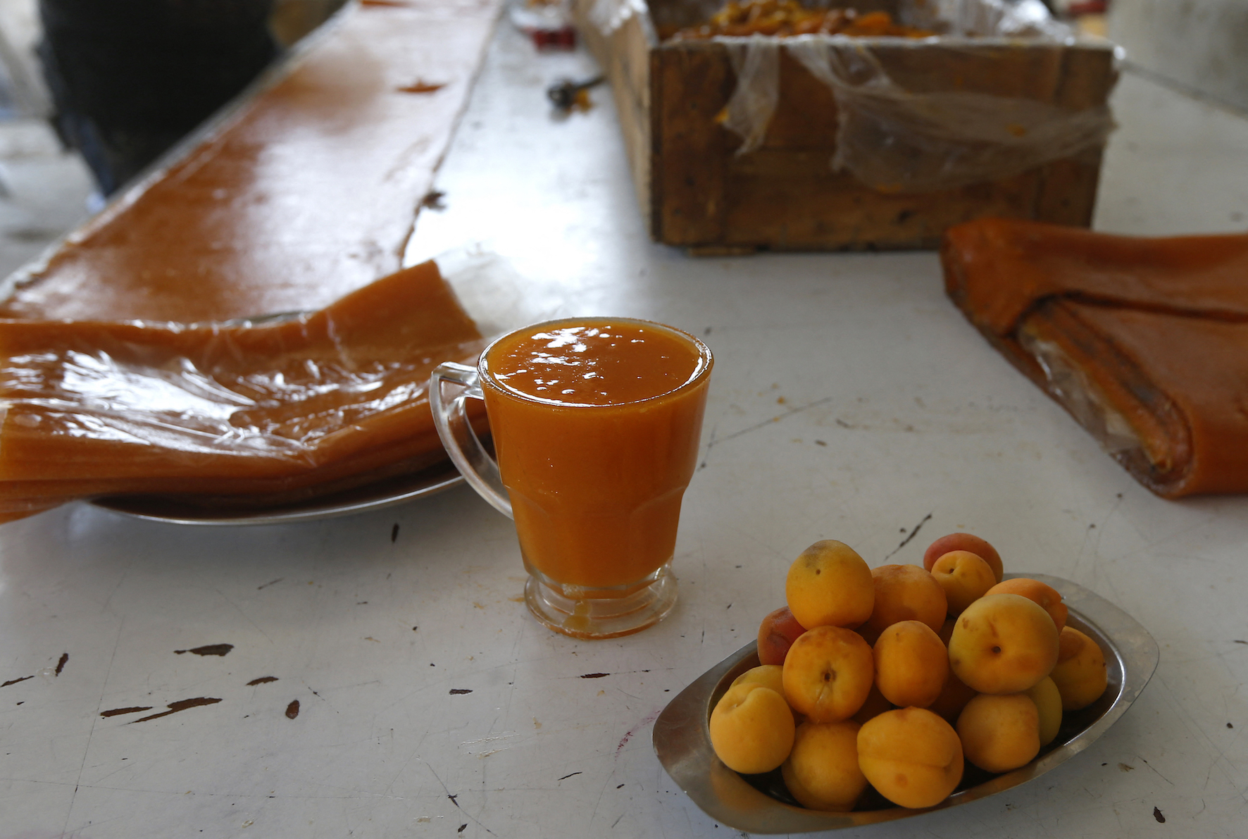 Qamar al-Din is believed to have originated in the Syrian Ghouta region (AFP/ Louai Beshara)