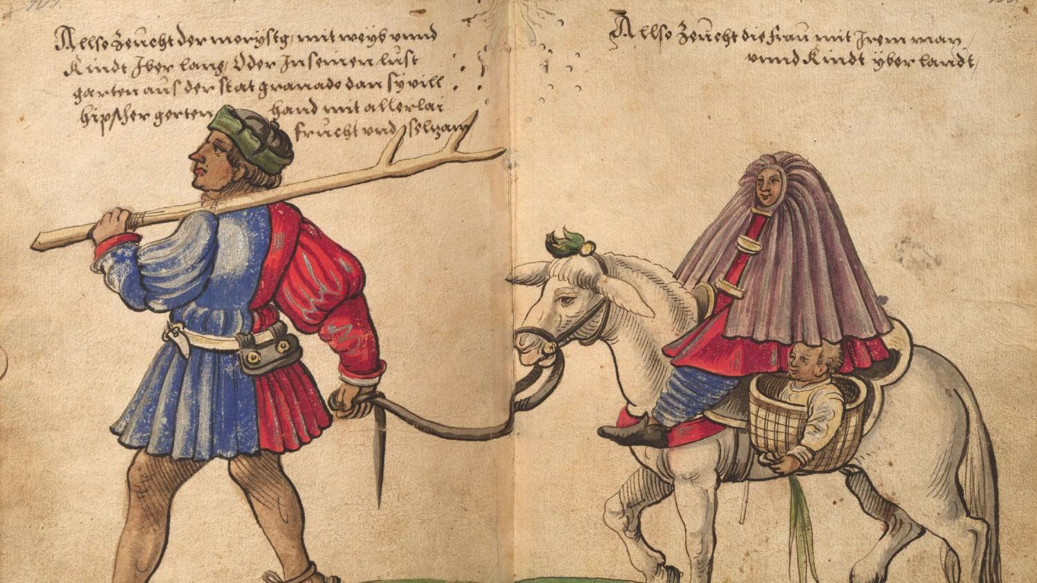 Les morisques d’Espagne tels que représentés par Christoph Weiditz dans les années 1530 (domaine public)