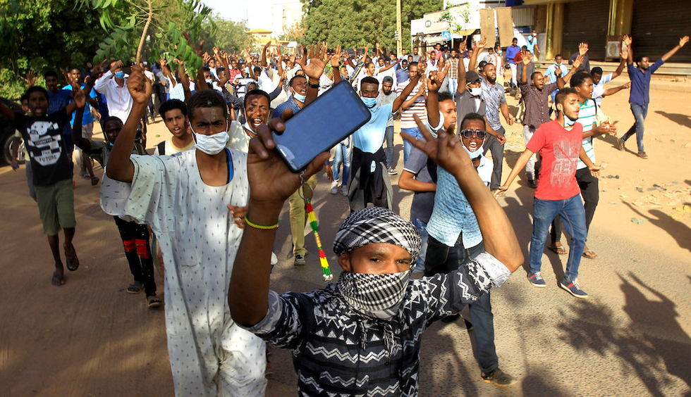 The roiling protests have been one of the most serious challenges to Omar al-Bashir's 30-year rule (Reuters)