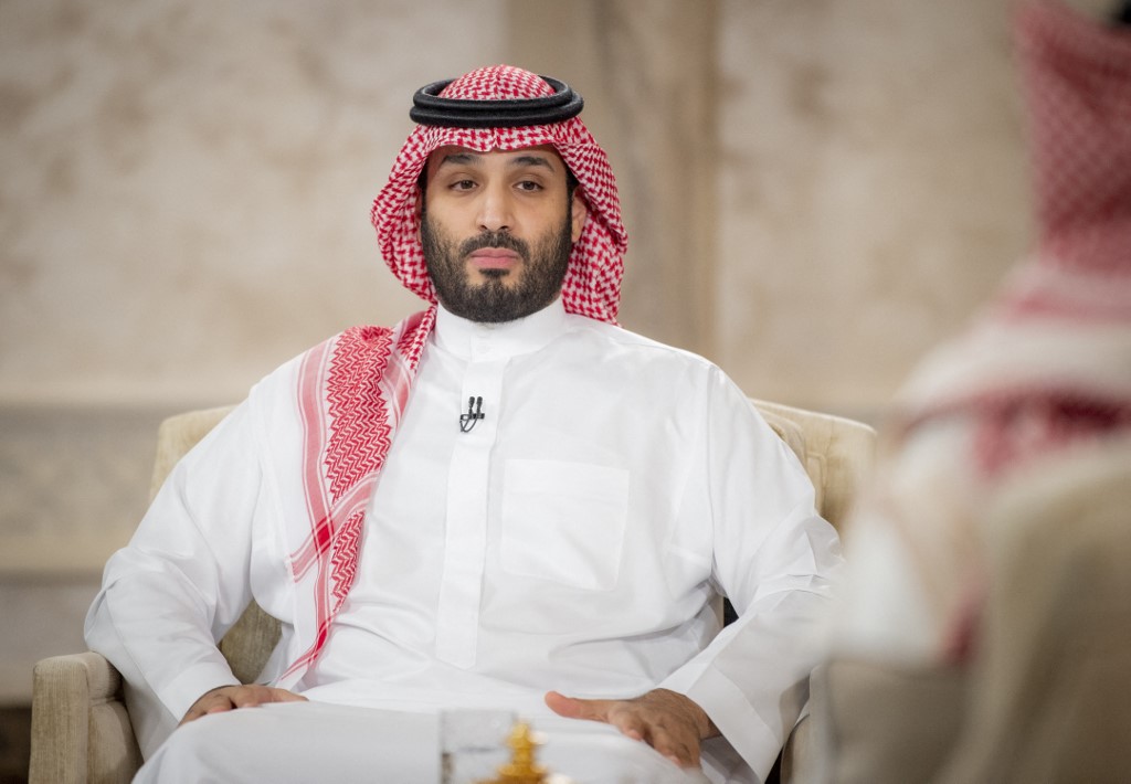 Saudi Crown Prince Mohammed bin Salman has clamped down on dissent domestically (Bandar al-Jaloud/Saudi Royal Palace/AFP)