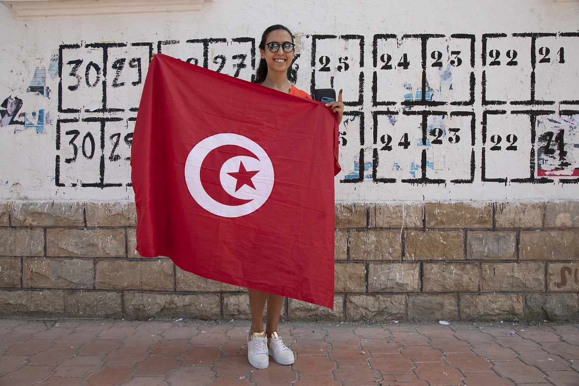 'The country needs to move forward and be modernist,' said Sandra Maarf, a 28-year-old engineer (MEE/Lotfi El Gharian)