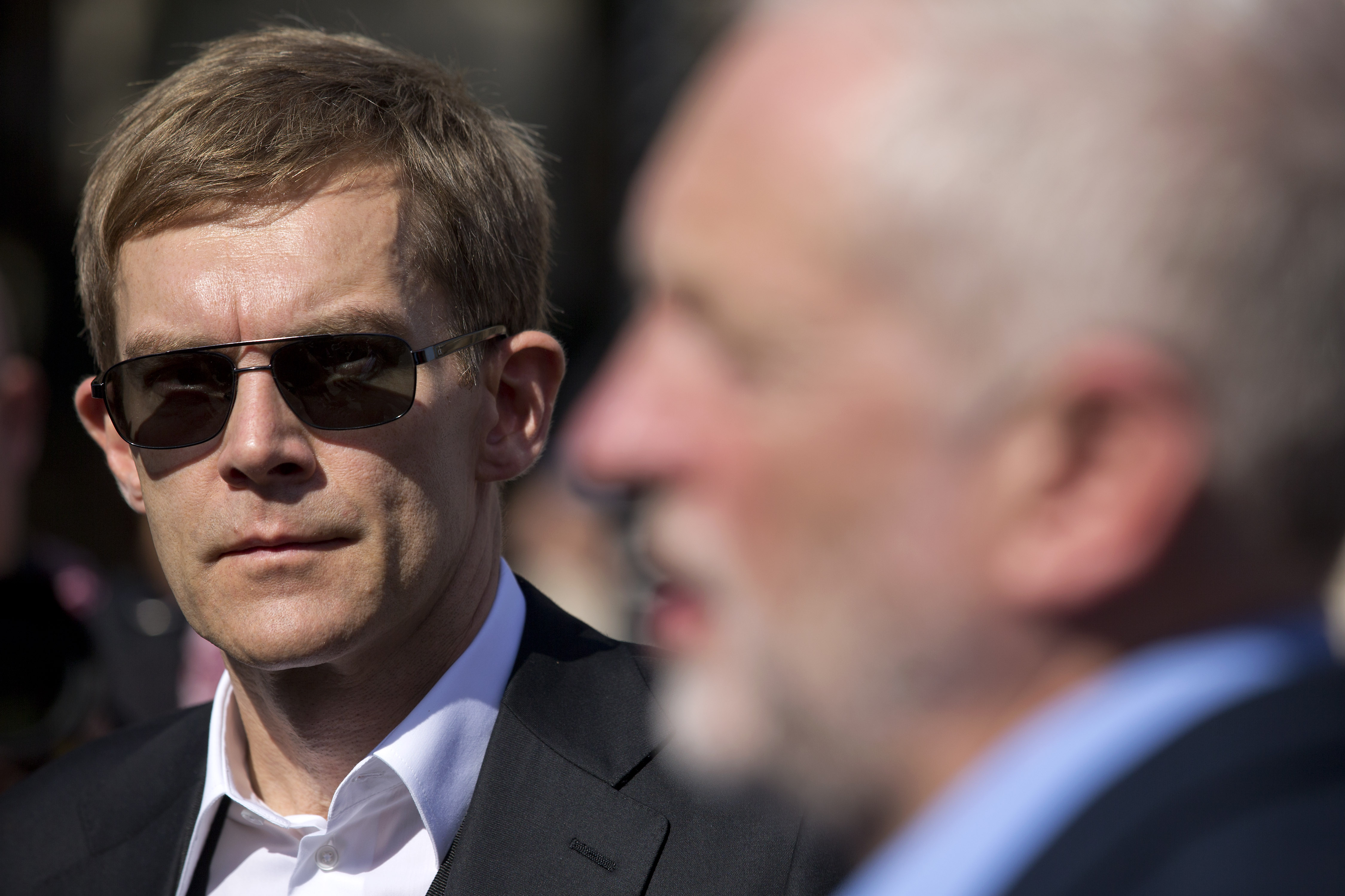 Seumas Milne (left), a former Guardian journalist, is Corbyn’s media adviser and right hand man (AFP)