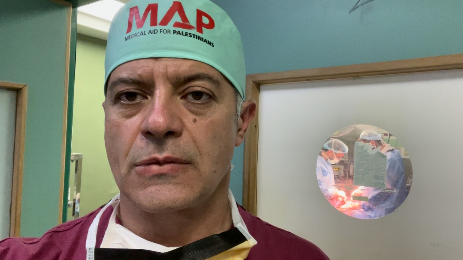 Dr Khaled Dawas is a British oesophageal surgeon who has been on two missions to Gaza since October (Supplied)