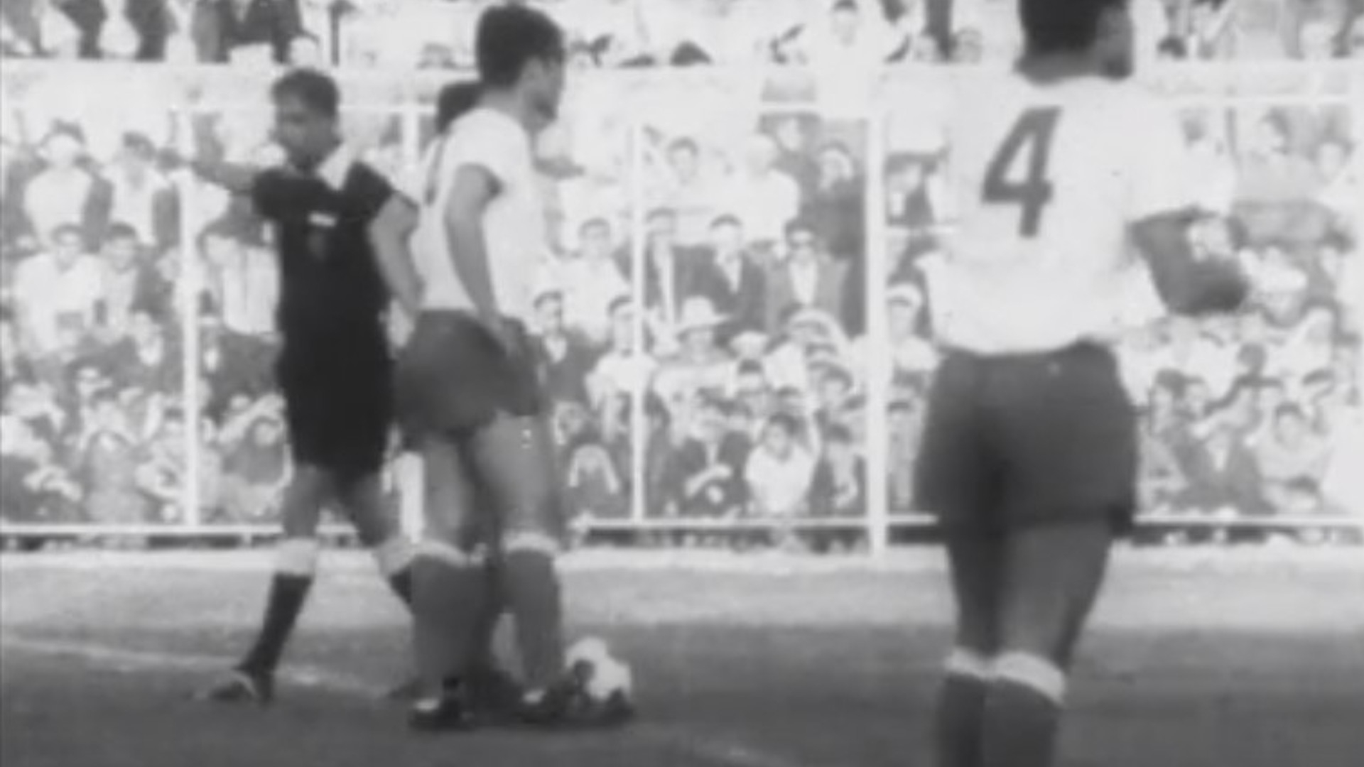Archival footage shows scenes from the AFC Cup final match between Israel and Iran on 19 May 1968 at the Amjadieh Stadium in Tehran (Screengrab/Youtube)