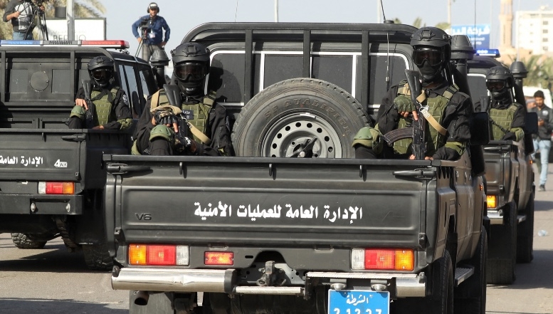 Libyan security forces affiliated with Tripoli-based interim Prime Minister Abdelhamid Dbeibah on 17 December 2022.